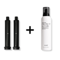 Ceramic Airstylers + Protect & Curl mousse