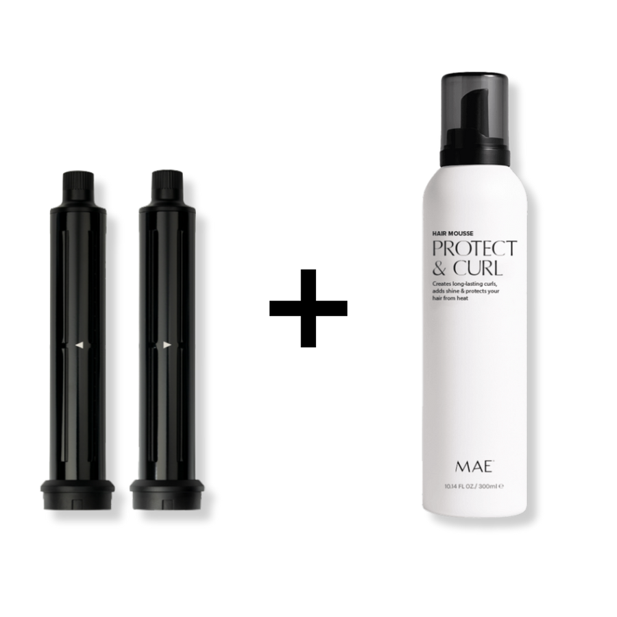 Ceramic Airstylers + Protect & Curl mousse
